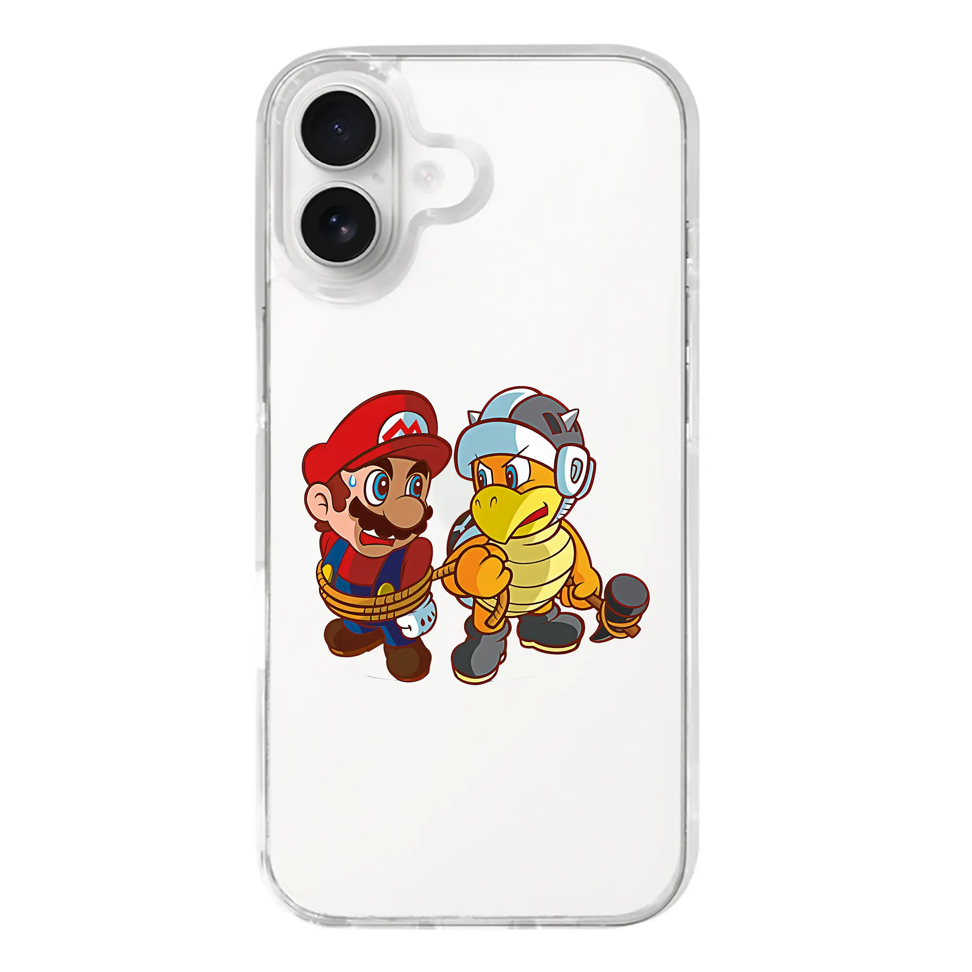 マリオ グッズ パタパタ - iPhone 17シリーズ 透明スマホケース – 薄型・耐衝撃・精密フィット保護カバー